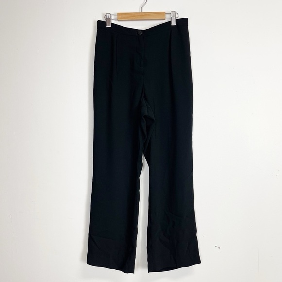 Pendleton Dress Pants Womens Size 8P Petite Black Stretch Back Waist - Picture 1 of 12